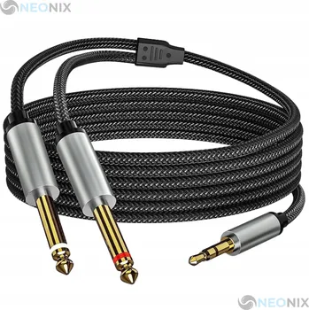 Audio kabel Kabel NeoNix 3.5 na 2x 6,35 mm jack - minijack (3,5 mm) 2 m
