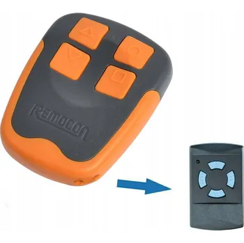 Pohon brány DÁLKOVÉ OVLÁDÁNÍ PRO PRO BRÁNU, NÁHRADA ZA HORMANN, 4 KANÁLY, 868MHZ