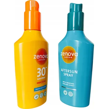 Přípravek na opalování OPALOVACÍ KRÉM SPF30 + KRÉM PO OPALOVÁNÍ VE SPREJI 200 ml SADA KRÉMŮ