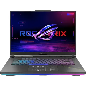 Notebook ASUS ROG Strix G16 G614PR-R9161W AMD Ryzen™ 9 8940HX Laptop 40,6 cm (16") WUXGA 16 GB DDR5-SDRAM 1 TB SSD NVIDIA GeForce RTX 5070 Ti Wi-Fi 6E (802.11ax) Windows 11 Home Černá, Šedá