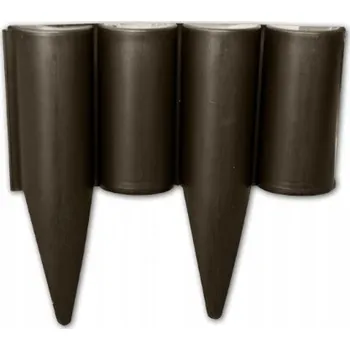 Zahradní obrubník Plast Zahradní lem 250 cm x 22,5 cm hnědý