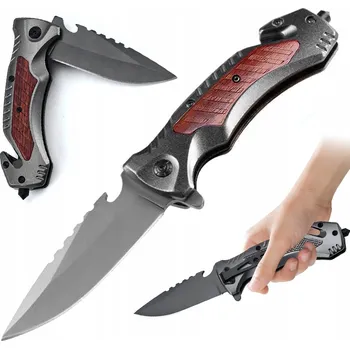 MULTIFUNKČNÍ NŮŽ NEREZOVÁ OCEL NŮŽ NA KEMPOVÁNÍ 22 CM