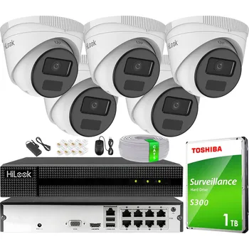 Bezpečnostní kamera IP Monitorovací Sada pro Rozšíření: 5 Kamer 4Mpx, 8kanálový PoE Rekordér