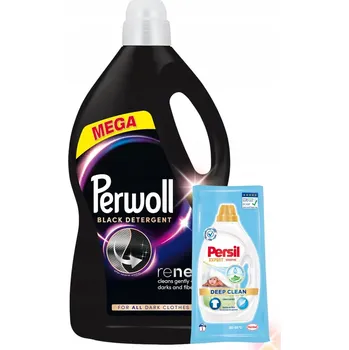 Prací gel Perwoll Renew Black Tekutý prací prostředek na černou 3,75l 75 praní +