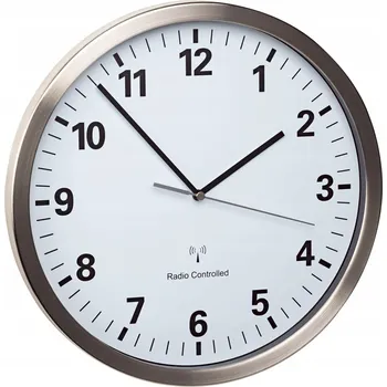 Hodiny Nástěnné hodiny TFA stříbrné 30 cm