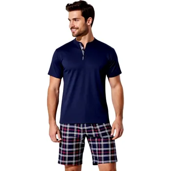 Pánské pyžamo Pánské Pyžamo Krátké FOLTÝN PK 390 Velikost: M
