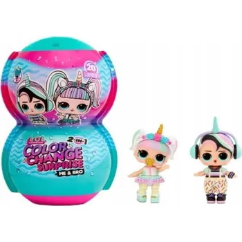 Panenka LOL SURPRISE COLOR CHANGE 2v1 JÁ + PANENKA + BRÁŠKA (9 KUSŮ)