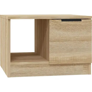 Konferenční stolek Konferenční stolek dub sonoma 50 x 50 x 36 cm s přihrádkami