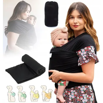 Šátek na nošení dítěte Snadno nositelný šátek na nošení dětí, šátek na nošení na břiše
