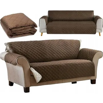 Přehoz na lůžko Přehoz na postel z mikrovlákna Aleokazje 165 cm x 240 cm béžový