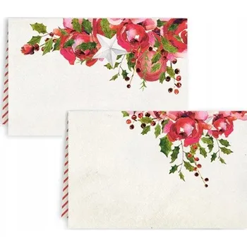 Obraz Vánoční jmenovky na stůl Cosy Rosy Christmas 10 Ks