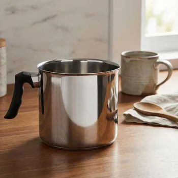 Hrnec Nerezový hrnec na vaření mléka BASIC 2&nbsp;l