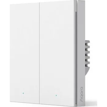 Dvojitý vypínač bez neutrálního vodiče WS-EUK02 Aqara