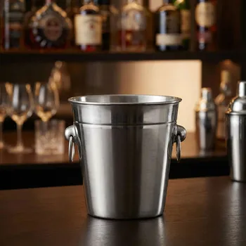 Nádoba na led Ocelový kyblík/nádoba na led DRINK 1 l