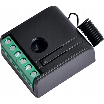 Dálkový ovladač vrat Univerzální rádiový přijímač, ovladač pro dálkové ovládání vrat, 433.92 MHz