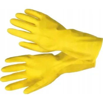 Pracovní rukavice PROTISKLUZOVÉ RUKAVICE PRO DOMÁCNOST PRÁCE ÚKLID LATEX VELIKOST L