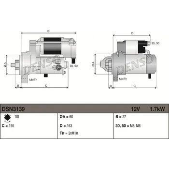 Startér Startér DENSO DSN3139