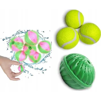 TENISOVÉ MÍČKY PROTI ŽMOLKŮM A CHLUPŮM, KOULE DO PRAČKY, SADA NA PRANÍ 7 ks