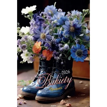 Kalendář Nástěnný kalendář 2026 A3 kytice květin závěs spirála