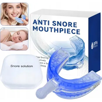 Pomůcka proti chrápání a spánkové apnoe Lišta/Vložka proti chrápání Ochrana zubů Silikonová, tvarovatelná