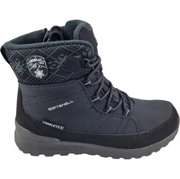 Dámská zimní obuv AMERICAN CLUB SN71 ZATEPLENÉ TRAPERY SNĚHULE ZIMNÍ BOTY DÁMSKÉ ČERNÉ 38