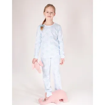 Dívčí pyžamo s dlouhým rukávem, květy Nicol, vel. 104