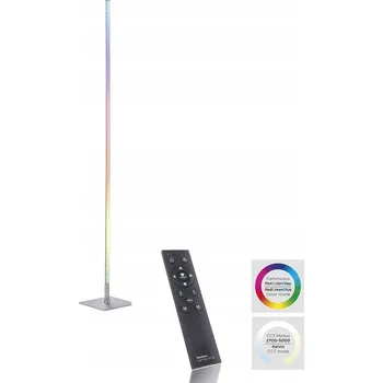 Stojací lampa JUST LIGHT 11788-55 LED STOJACÍ LAMPA HENRY CCT RGB STMÍVATELNÁ OCEL