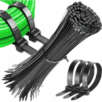 Organizace kabelů Hadicová spona Elektromet černá 2,5 mm x 200 mm 100 ks