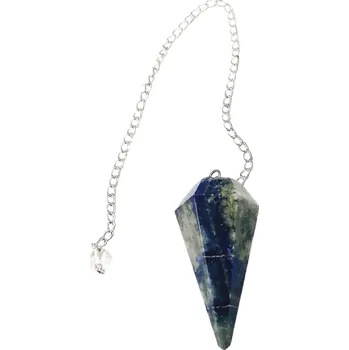 Kyvadlo z lapisu lazuli – velké, přírodní kámen pro věštění a intuici