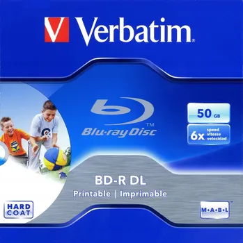 Optické médium Blu-ray disk Verbatim BD-R DL 50 GB 1 ks