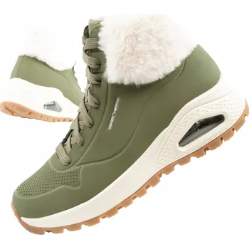 Dámská zimní obuv Dámské kotníkové boty Skechers Uno Rugged - Fall Air 167274-OLV vel. 37