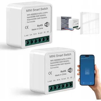 vypínač PODOMÍTKOVÉ RELÉ BEZDRÁTOVÝ SPÍNAČ WiFi Modul TUYA SMART 16A