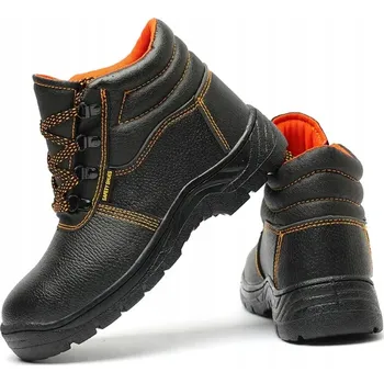 Pracovní obuv Pracovní boty Elektromet S1 s ocelovou špičkou, kožené, velikost 46