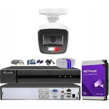 Bezpečnostní kamera Sada Domácího Monitoringu Kamera 5Mpx Den/Noc Barevný Obraz Po Kabelu Aplikace