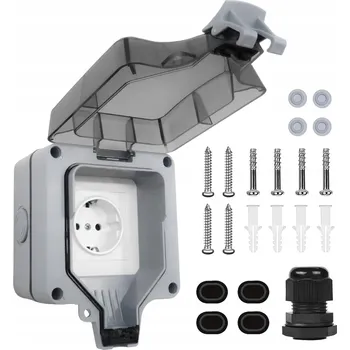 Elektrická zásuvka Elektrická Zásuvka hermetická YGKJ bílá