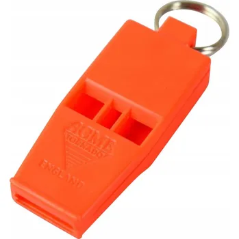 Píšťalka pro rozhodčího Píšťalka ACME Tornado Slimline č. 636 oranžová, 117 dB, odolná proti přepětí