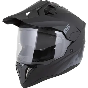 Helma na motorku Enduro přilba XD1, ZED (černá matná/tmavě šedá) 2026