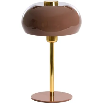 Čtecí lampička Hnědá stolní lampa s kovovým stínidlem (výška 34 cm) Surin – Light & Living ID_1721370