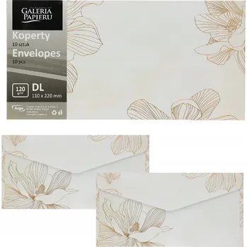 Obálka Obálky ozdobné DL MAGNOLIE 120g, 10 ks