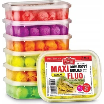 Boilies Návnada chytil 0 kg Chytil Rohlíkové Proteinové kuličky Maxi Fluo 20 mm 65 g Skopex