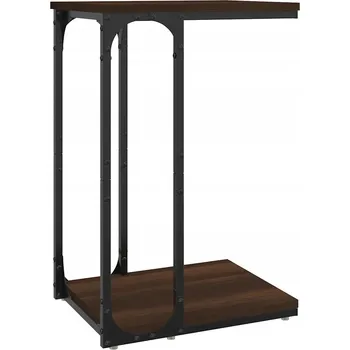 Konferenční stolek Odkládací stolek C, barva hnědý dub, rozměry 40 x 30 x 60 cm