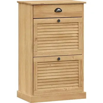 Botník Botník VIGO, masivní borovicové dřevo, medově hnědá, 60x35x96 cm