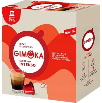 Kapsle do Nespresso Gimoka Espresso Intenso 50 ks