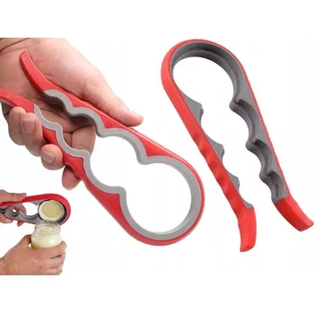 Otvírák OTVÍRÁK NA ZAVAŘOVACÍ LÁHVE NA UZÁVĚRY LAHVÍ DEKLI UNIVERZÁLNÍ NASTAVITELNÝ 4v1