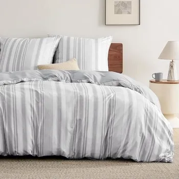 Prostěradlo Ložní povlečení BEDSURE 155x220 3dílné povlečení na peřinu - sady ložního prádla 155 x 220 cm se 2