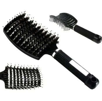 kartáč na vlasy Aptel černý kartáč na vlasy, plast