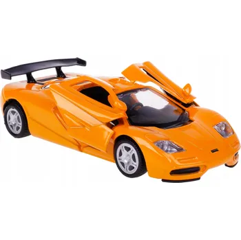 autíčko MCLAREN F1 MODEL KOVOVÝ RMZ 1:32/39 ORANŽOVÝ