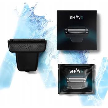 Břitva na holení Fóliová čepelka Shav pro strojek na stříhání, černá
