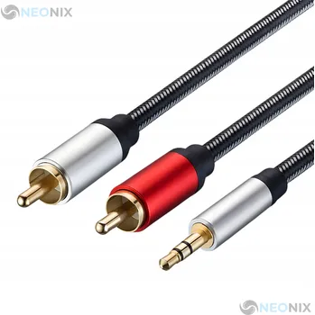 Audio kabel Kabel NeoNix 3,5 mm na 2x RCA (cinch) – minijack (3,5 mm) na 2x RCA (cinch) 2 m