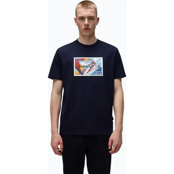 Pánská móda Pánské tričko Napapijri S-Portalet blu marine